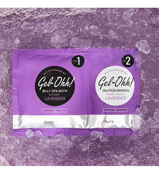 Gel-Ohh! Jelly Spa Bath - Lavender 2x50g