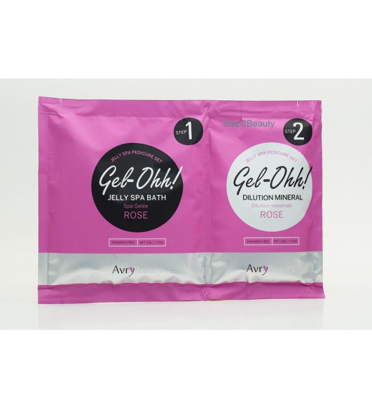 Gel-Ohh! Jelly Spa Bath - Rose 2x50g