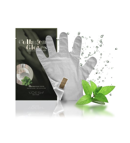 VOESH Collagen Gloves with Peppermint and Herb extract