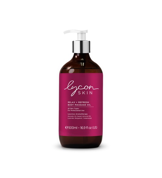 Lycon Skin RELAX + REFRESH BODY MASSAGE OIL, 500 ml