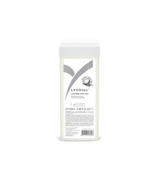 LYCOTEC WHITE CARTRIDGE STRIP WAX 100 ml 