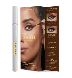 SWATI šķidrais acu zīmulis un līme 2in1, brūna| Swati Lash Adhesive Liquid Eyeliner Vanta (brown) 
