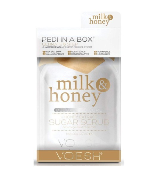 VOESH Pedi In A Box 6 in 1 Milk And Honey 