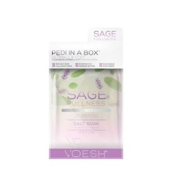 VOESH Pedi In A Box 6 in 1 Sage Fullness | Šešių žingsnių pedikiūras dėžutėje su šalavijų ekstraktu