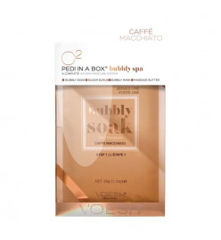 VOESH Caffe Macchiato Pedi In A Box O₂ Bubbly Spa | Keturių žingsnių pedikiūras dėžutėje, KAVOS aro