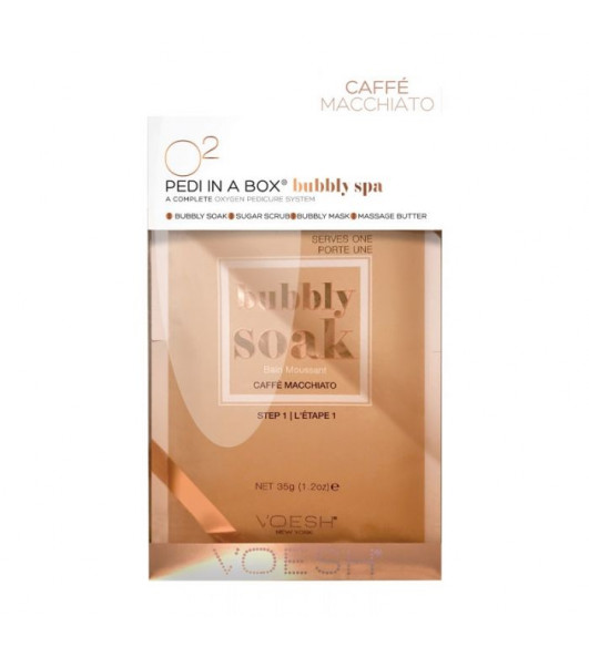 VOESH Caffe Macchiato Pedi In A Box O₂ Bubbly Spa
