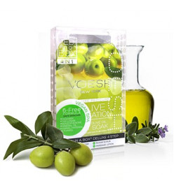 Pedi In A Box 4 in 1 Olive Sensation | Keturių žingsnių pedikiūras dėžutėje su alyvuogių ekstraktu