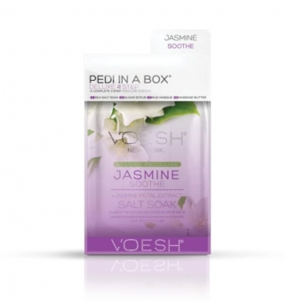 Pedi In A Box 4 in 1 Jasmine Soothie | Keturių žingsnių pedikiūras dėžutėje su jazminų ekstraktais